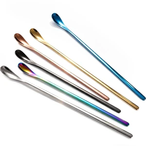 6Pcs Long-handled Coffee spoons,7.6 Inch Ice Tea Spoons,Coffee Stirrers | Ice Cream Scoop Stainless Steel Cocktail Stirring Spoons Coffee Milkshake Cold Drink Scoop 6Pcs Long-handled Coffee spoons,7.6 Inch Ice Tea Spoons,Coffee Stirrers | Ice Cream Scoop Stainless Steel Cocktail Stirring Spoons Coffee Milkshake Cold Drink Scoop