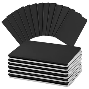 12 Pack Black Mini Notebooks Bulk, A6 Small Lined Pocket Notepads | 3.5 x 5.5 In, Travel Journal for Women Men, Sturdy Cardstock Covers, for School, Lists, Office 12 Pack Black Mini Notebooks Bulk, A6 Small Lined Pocket Notepads | 3.5 x 5.5 In, Travel Journal for Women Men, Sturdy Cardstock Covers, for School, Lists, Office
