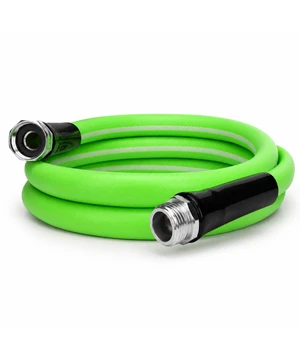 Hybrid Polymer Leader Garden Hose, 5/8" ID x 6 FT, 3/4" Fittings | Hose with 3/4" GHT Aluminum Fittings, Drinking Water Safe Reel Connecting Hose for Outdoor Use Hybrid Polymer Leader Garden Hose, 5/8" ID x 6 FT, 3/4" Fittings | Hose with 3/4" GHT Aluminum Fittings, Drinking Water Safe Reel Connecting Hose for Outdoor Use