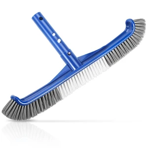 Pool Brush Head, Scrub Brush with Premium Nylon Bristles,Curved Ends High-Efficiency Pool Broom/Pool Brushes for Cleaning Inground/Above Ground,Swimming Pool, Walls, Bathtubs, Tiles & Floors(Blue) Pool Brush Head, Scrub Brush with Premium Nylon Bristles,Curved Ends High-Efficiency Pool Broom/Pool Brushes for Cleaning Inground/Above Ground,Swimming Pool, Walls, Bathtubs, Tiles & Floors(Blue)