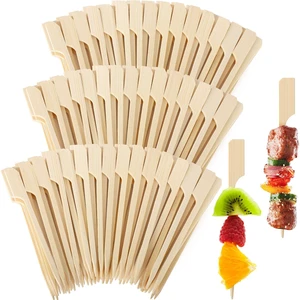 200PCS Cocktail Picks, 3.5 in Small Bamboo Skewers, Cupcake Topper Sticks | Flat Paddle Wood Fancy Toothpicks for Appetizers, Drinks Food Sandwich Fruit, Charcuterie Boards Accessories, Party Supplies 200PCS Cocktail Picks, 3.5 in Small Bamboo Skewers, Cupcake Topper Sticks | Flat Paddle Wood Fancy Toothpicks for Appetizers, Drinks Food Sandwich Fruit, Charcuterie Boards Accessories, Party Supplies