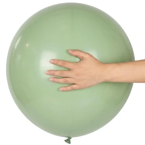 18 Inch Sage Green Balloons 15 Pack - Large Round Latex Balloons | Jumbo Helium Balloon Kit for Graduation 2026, Boho Wedding, Baby Shower, Birthday Party Decorations (with Ribbons) 18 Inch Sage Green Balloons 15 Pack - Large Round Latex Balloons | Jumbo Helium Balloon Kit for Graduation 2026, Boho Wedding, Baby Shower, Birthday Party Decorations (with Ribbons)