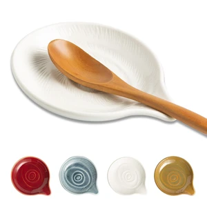 Ceramic Spoon Rest, 5.3 in Spiral Glaze for Stove Top and Counter | Holds spoons, ladles, spatulas and coffee spoons during cooking, serving or coffee prep. Ceramic Spoon Rest, 5.3 in Spiral Glaze for Stove Top and Counter | Holds spoons, ladles, spatulas and coffee spoons during cooking, serving or coffee prep.