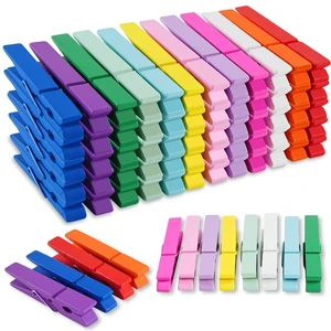 72 PCS Clothes Pins Wooden, 12 Colored Wooden Clothespins Bulk 2.9 Inch for Crafts, Pictures, Photos, Laundry, Classroom, DIY Art Decor, Heavy Duty Clothing Pins Rustproof Spring Wood Clips 72 PCS Clothes Pins Wooden, 12 Colored Wooden Clothespins Bulk 2.9 Inch for Crafts, Pictures, Photos, Laundry, Classroom, DIY Art Decor, Heavy Duty Clothing Pins Rustproof Spring Wood Clips