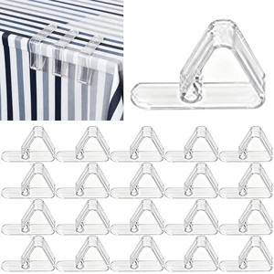 24 Pack Tablecloth Clips for Thick Tables, Heavy-Duty Plastic Table Cover Holders for Outdoor Dining, Picnic, Camping, and Party Use, Windproof Table Cloth Clamps for Birthday, Wedding 24 Pack Tablecloth Clips for Thick Tables, Heavy-Duty Plastic Table Cover Holders for Outdoor Dining, Picnic, Camping, and Party Use, Windproof Table Cloth Clamps for Birthday, Wedding