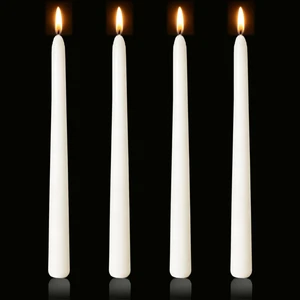 4 Pack, 10 Inch Dripless Smokeless Unscented Candlesticks | 7-8H Long Burn Paraffin Wax Tall Candles for Christmas Wedding Party Holiday Dinner Home Decor pillar candles White 4 Pack, 10 Inch Dripless Smokeless Unscented Candlesticks | 7-8H Long Burn Paraffin Wax Tall Candles for Christmas Wedding Party Holiday Dinner Home Decor pillar candles White