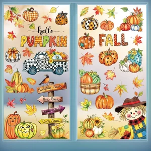 9 Sheet 74Pcs Thanksgiving Window Clings Decals Fall Decors | Double-Sided Reusable Static Decals Glass,Pumpkin Nuts Maple Leaves Autumn Decors Home School & Party Decor Indoor Outdoor 9 Sheet 74Pcs Thanksgiving Window Clings Decals Fall Decors | Double-Sided Reusable Static Decals Glass,Pumpkin Nuts Maple Leaves Autumn Decors Home School & Party Decor Indoor Outdoor