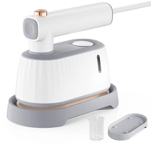 Handheld Garment Steamer, 2-in-1 Steamer & Dry Iron for Clothes, Portable Travel Steamer for Clothes, 15s Fast Heat-Up, Leak-Resistant (Square handle) Handheld Garment Steamer, 2-in-1 Steamer & Dry Iron for Clothes, Portable Travel Steamer for Clothes, 15s Fast Heat-Up, Leak-Resistant (Square handle)