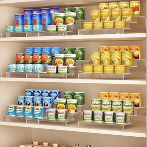 Expandable Clear Acrylic Can Organizer for Pantry, 3-Tier, Holds 24 Cans | Adjustable Can Storage Holder, Soda Can Dispenser Shelf, Canned Goods Display for Cabinets & Countertops (Patent Pending) Expandable Clear Acrylic Can Organizer for Pantry, 3-Tier, Holds 24 Cans | Adjustable Can Storage Holder, Soda Can Dispenser Shelf, Canned Goods Display for Cabinets & Countertops (Patent Pending)