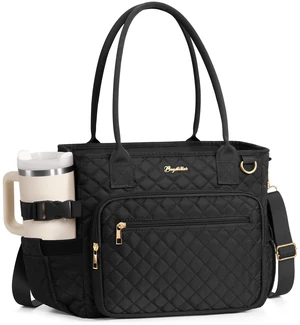 Lunch Box for Women Insulated Lunch Bag Quilted Soft Cooler Tote | 7 Pocket Wide-Open Lunchbox w/ 40oz Cup Holder & Strap, 14L Leakproof Reusable Lunch Bag for Teacher Nurse Work Travel Picnic Lunch Box for Women Insulated Lunch Bag Quilted Soft Cooler Tote | 7 Pocket Wide-Open Lunchbox w/ 40oz Cup Holder & Strap, 14L Leakproof Reusable Lunch Bag for Teacher Nurse Work Travel Picnic