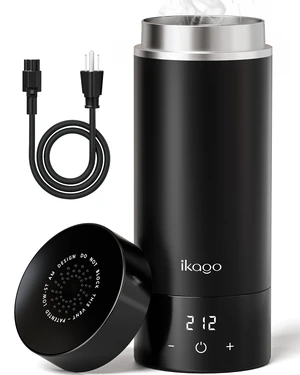 Portable Electric Kettle 15oz, 1°F Precise Temp Control, UL Certified | 120V, 316 Stainless Steel, Anti-Scald Steam Tech, Auto Shut-off, Perfect for Travel, Hotel, Office, Mini Kettle Water Boiler Portable Electric Kettle 15oz, 1°F Precise Temp Control, UL Certified | 120V, 316 Stainless Steel, Anti-Scald Steam Tech, Auto Shut-off, Perfect for Travel, Hotel, Office, Mini Kettle Water Boiler