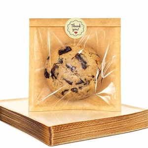100 Pack 5.7×6.5 Inch Cookie Package Bags with Seal | Clear Window, Heat Sealable & Grease-Resistant. Food-Grade Bags for Baked Goods, Donuts, Brownies, Scones & Snacks. 100 Pack 5.7×6.5 Inch Cookie Package Bags with Seal | Clear Window, Heat Sealable & Grease-Resistant. Food-Grade Bags for Baked Goods, Donuts, Brownies, Scones & Snacks.