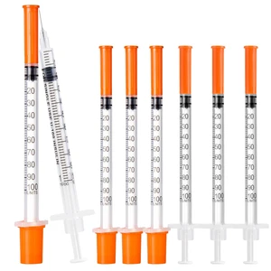 Neeiotm U-100 1ml 31G 5/16" Syringes, Individually Wrapped, 30 Pack | for Lab Supplies Neeiotm U-100 1ml 31G 5/16" Syringes, Individually Wrapped, 30 Pack | for Lab Supplies