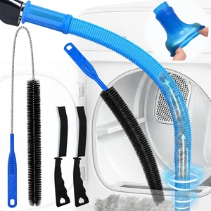 5Pack Dryer Vent Cleaner Kit Vacuum Hose Attachment Blue 31.5" | Cleaning Brushes for Refrigerator Coils, Condenser, Window Tracks, Toilets 5Pack Dryer Vent Cleaner Kit Vacuum Hose Attachment Blue 31.5" | Cleaning Brushes for Refrigerator Coils, Condenser, Window Tracks, Toilets