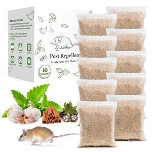 Pest Rodent Repellent Pouches, Peppermint Oil for Mouse, Roach, Ant, Spider, Squirrel, Mice, Rats, Pest Control Indoor Outdoor, Natural Mouse Deterrent Replace Traps Poison Family Pet Safe,10 Pack Pest Rodent Repellent Pouches, Peppermint Oil for Mouse, Roach, Ant, Spider, Squirrel, Mice, Rats, Pest Control Indoor Outdoor, Natural Mouse Deterrent Replace Traps Poison Family Pet Safe,10 Pack