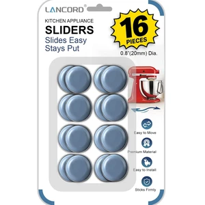 Small Appliance Sliders for Countertop, 16 PCS Kitchen Sliders | Self-Adhesive PTFE Slider Pads, Kitchen Appliance Slider Fit Stand Mixer, Coffee Maker, Air Fryer, Blender Small Appliance Sliders for Countertop, 16 PCS Kitchen Sliders | Self-Adhesive PTFE Slider Pads, Kitchen Appliance Slider Fit Stand Mixer, Coffee Maker, Air Fryer, Blender