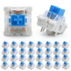 30Pcs Clicky 3-Pin Blue Mechanical Keyboard Switches, Tactile for DIY Toys | Prefect for DIY Fidget Clicker Toys, 3D Prints, and Keyboard Replacement, Clear Clicking Sound & Strong Tactile Sensation 30Pcs Clicky 3-Pin Blue Mechanical Keyboard Switches, Tactile for DIY Toys | Prefect for DIY Fidget Clicker Toys, 3D Prints, and Keyboard Replacement, Clear Clicking Sound & Strong Tactile Sensation