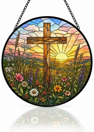 Birthday Gifts for Women Christmas Gift for Mom Grandma Her Wife Nana Aunt | Stained Glass Suncatcher Window Hanging Oranment 30th 40th 50th 60th 70th 80th Sister Christian Gift Mothers DayDecorations Birthday Gifts for Women Christmas Gift for Mom Grandma Her Wife Nana Aunt | Stained Glass Suncatcher Window Hanging Oranment 30th 40th 50th 60th 70th 80th Sister Christian Gift Mothers DayDecorations