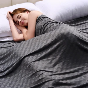 Cooling Blanket 90"x90" for Hot Sleepers Summer Cold Blanket | Absorbs Heat to Keeps Cool for Night Sweats Q-Max >0.45 Soft Lightweight Breathable Queen Size Sofa Blanket for Menopausal Cooling Blanket 90"x90" for Hot Sleepers Summer Cold Blanket | Absorbs Heat to Keeps Cool for Night Sweats Q-Max >0.45 Soft Lightweight Breathable Queen Size Sofa Blanket for Menopausal