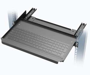 1U Rack Mount Keyboard Tray 9 1/4"-Deep - Sliding Keyboard Shelf for 19" Server Rack Cabinet, Universal Metal Pull-Out Rack Shelf with Smooth Slide Rails, Black 1U Rack Mount Keyboard Tray 9 1/4"-Deep - Sliding Keyboard Shelf for 19" Server Rack Cabinet, Universal Metal Pull-Out Rack Shelf with Smooth Slide Rails, Black