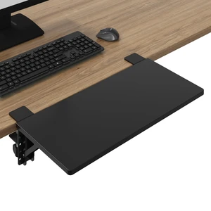 Small Ergonomics Desk Extender Tray, 20x9.5 Inch Table Mount Arm Rest Shelf, 90° Foldable Keyboard Tray Platform, Clamp on Computer Arm Rest for Desk, Suitable for Office Desks, Black Small Ergonomics Desk Extender Tray, 20x9.5 Inch Table Mount Arm Rest Shelf, 90° Foldable Keyboard Tray Platform, Clamp on Computer Arm Rest for Desk, Suitable for Office Desks, Black