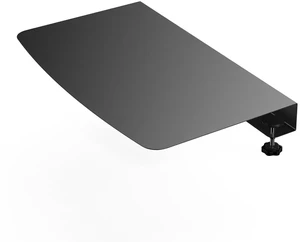 17 inch Clamp-on Corner Desk Connector Sleeve Plate, L Desk Platform Extender Attachment, Corner Desk mat - Black 17 inch Clamp-on Corner Desk Connector Sleeve Plate, L Desk Platform Extender Attachment, Corner Desk mat - Black