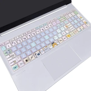 Silicone Keyboard Cover for 15.6 HP Laptop 15-fc 15-fd 15t-fd 15z-fc/HP Pavilion 15-eg 15t-eg 15-eh 15-er, 17z-ca 17-cn 17-cp 17z-cp Model Series,Cute Cat Silicone Keyboard Cover for 15.6 HP Laptop 15-fc 15-fd 15t-fd 15z-fc/HP Pavilion 15-eg 15t-eg 15-eh 15-er, 17z-ca 17-cn 17-cp 17z-cp Model Series,Cute Cat