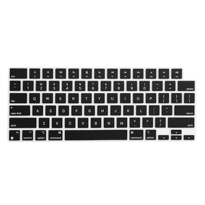 Keyboard Cover Skin for MacBook Air 13/15 Inch M5 M4, Black | US Enter, Ultra Thin (0.26 mm), Silicone Protective Skin, Easy to Apply, Washable & Reusable, Dust-proof, Precision Molded Keyboard Cover Skin for MacBook Air 13/15 Inch M5 M4, Black | US Enter, Ultra Thin (0.26 mm), Silicone Protective Skin, Easy to Apply, Washable & Reusable, Dust-proof, Precision Molded