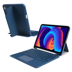 Compatible for iPad A16 11th Generation Case with Keyboard,Multi-Touch Trackpad,Wireless Detachable Keyboard,Stand Cover with Pen Holder for iPad 11 inch A16 2025 &10th Gen 10.9" 2022,Navy Compatible for iPad A16 11th Generation Case with Keyboard,Multi-Touch Trackpad,Wireless Detachable Keyboard,Stand Cover with Pen Holder for iPad 11 inch A16 2025 &10th Gen 10.9" 2022,Navy
