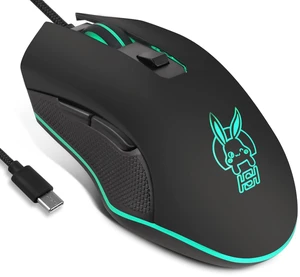 USB Type C Wired Mouse 2400 DPI Gaming Mice for Office Home Black | Wired Mouse Ergonomic 7 Backlight 6 Buttons Silent Compatible with Windows PC, Laptop, Computer and More USB Type C Devices USB Type C Wired Mouse 2400 DPI Gaming Mice for Office Home Black | Wired Mouse Ergonomic 7 Backlight 6 Buttons Silent Compatible with Windows PC, Laptop, Computer and More USB Type C Devices