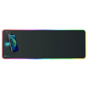i-Rocks Extra Long RGB Gaming Mouse Pad, 10W Wireless Fast Charger, Natural Rubber Non-Slip Base, 35.4"x11.8" Desk Mat, Qi-Compatible for iPhone, Samsung, AirPods, 7 Colors & 3 RGB Effects i-Rocks Extra Long RGB Gaming Mouse Pad, 10W Wireless Fast Charger, Natural Rubber Non-Slip Base, 35.4"x11.8" Desk Mat, Qi-Compatible for iPhone, Samsung, AirPods, 7 Colors & 3 RGB Effects
