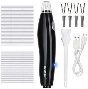 Electric Eraser for Artists, Rechargeable Electric Eraser Kit, 140 Refills for Drafting, Electric Pencil Eraser - Battery Operated for Drawing Pencils, Crafts, Arts EE04(Black) Electric Eraser for Artists, Rechargeable Electric Eraser Kit, 140 Refills for Drafting, Electric Pencil Eraser - Battery Operated for Drawing Pencils, Crafts, Arts EE04(Black)