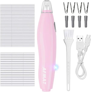 Electric Eraser, with 140 Eraser Refills, Rechargeable Pencil Erasers for Artists, Electric Erasers for Drafting, Drawing, Painting, Sketching, Architectural Plans, Detailer Tool EE04(Pink) Electric Eraser, with 140 Eraser Refills, Rechargeable Pencil Erasers for Artists, Electric Erasers for Drafting, Drawing, Painting, Sketching, Architectural Plans, Detailer Tool EE04(Pink)