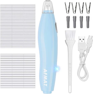 Electric Eraser, with 140 Refills, Rechargeable Pencil Eraser for Artist, Electric Erasers for Drafting, Drawing, Painting, Sketching, Architectural Plans, Detailer Tool EE04(Light Blue) Electric Eraser, with 140 Refills, Rechargeable Pencil Eraser for Artist, Electric Erasers for Drafting, Drawing, Painting, Sketching, Architectural Plans, Detailer Tool EE04(Light Blue)