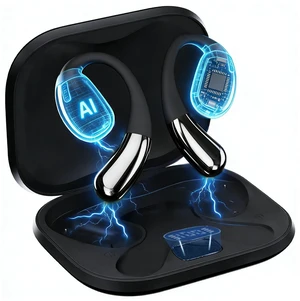 AI Translator Earbuds 165 Languages Real Time 13 Offline 80H IPX5 | 8 Translation Modes, ENC Noise Canceling, Photo Translation, No Subscription, Bluetooth 6.0, for Travel Business Study AI Translator Earbuds 165 Languages Real Time 13 Offline 80H IPX5 | 8 Translation Modes, ENC Noise Canceling, Photo Translation, No Subscription, Bluetooth 6.0, for Travel Business Study