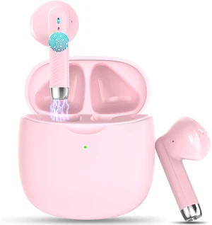 Wireless Earbuds, Bluetooth 5.4 Headphones in Ear with Noise Cancelling Mic | Bluetooth Earbuds Stereo Bass, IP7 Waterproof Sports Earphones, 32H Playtime USB C Charging Ear Buds Pink for Android iOS Wireless Earbuds, Bluetooth 5.4 Headphones in Ear with Noise Cancelling Mic | Bluetooth Earbuds Stereo Bass, IP7 Waterproof Sports Earphones, 32H Playtime USB C Charging Ear Buds Pink for Android iOS