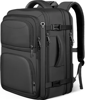 Travel Backpack for Men, TSA Carry On Backpack Flight Approved | 40-50L Expandable,17.3inch Lightweight Laptop Backpack,Anti-Theft,Water Resistant,Side Pocket,Business Weekender Bag,Black Travel Backpack for Men, TSA Carry On Backpack Flight Approved | 40-50L Expandable,17.3inch Lightweight Laptop Backpack,Anti-Theft,Water Resistant,Side Pocket,Business Weekender Bag,Black