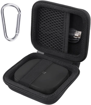 Hard Case for SHOKZ OpenFit Pro Open-Ear Earbuds, Black | Mesh Accessory Pocket, Charging Cable Storage, Lightweight Design, Carabiner Clip Hard Case for SHOKZ OpenFit Pro Open-Ear Earbuds, Black | Mesh Accessory Pocket, Charging Cable Storage, Lightweight Design, Carabiner Clip