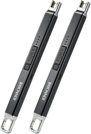 Electric Candle Lighter USB Plasma Arc Windproof, 2 Pack, Black | Rechargeable, Hanging Hook, Windproof Flameless Igniter, For Camping Grill Home Decor Gifts Electric Candle Lighter USB Plasma Arc Windproof, 2 Pack, Black | Rechargeable, Hanging Hook, Windproof Flameless Igniter, For Camping Grill Home Decor Gifts