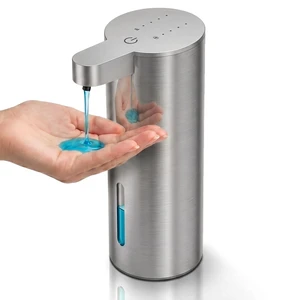 Automatic Soap Dispenser, Stainless Touchless Liquid Soap Dispenser, Electric Auto Dish Soap Dispensers Wall Mount, 4 Adjustable Volumes for Kitchen & Bathroom Automatic Soap Dispenser, Stainless Touchless Liquid Soap Dispenser, Electric Auto Dish Soap Dispensers Wall Mount, 4 Adjustable Volumes for Kitchen & Bathroom