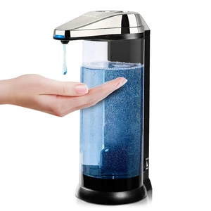 17oz Automatic Liquid Soap Dispenser, Touchless Battery Operated Hand Soap Dispenser with Adjustable Soap Dispensing Volume Control Dial, Personal Care Dispenser (Brushed Nickel) 17oz Automatic Liquid Soap Dispenser, Touchless Battery Operated Hand Soap Dispenser with Adjustable Soap Dispensing Volume Control Dial, Personal Care Dispenser (Brushed Nickel)