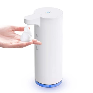 Automatic Soap Dispenser: Rechargeable Touchless Foaming Soap Dispenser Stainless Steel Foam Soap Pump for Bathroom Kitchen Xmas Gift, 9oz, White Automatic Soap Dispenser: Rechargeable Touchless Foaming Soap Dispenser Stainless Steel Foam Soap Pump for Bathroom Kitchen Xmas Gift, 9oz, White