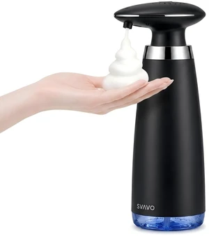 Automatic Foaming Soap Dispenser - Type-C Rechargeable Touchless Soap Pump for Kitchen Sink, Bathroom & Garage, 350ml (12 fl.oz) with Auto-Clean Mode, Modern Heavy Duty Smart Home Gadget, Black Automatic Foaming Soap Dispenser - Type-C Rechargeable Touchless Soap Pump for Kitchen Sink, Bathroom & Garage, 350ml (12 fl.oz) with Auto-Clean Mode, Modern Heavy Duty Smart Home Gadget, Black