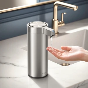 Touchless Automatic Soap Dispenser Clog-Free Pump, 0.2s Fast Sensor, USB-C Rechargeable, Smudge-Resistant Stainless Steel, for Kitchen & Bathroom Soap Dispenser Touchless Automatic Soap Dispenser Clog-Free Pump, 0.2s Fast Sensor, USB-C Rechargeable, Smudge-Resistant Stainless Steel, for Kitchen & Bathroom Soap Dispenser