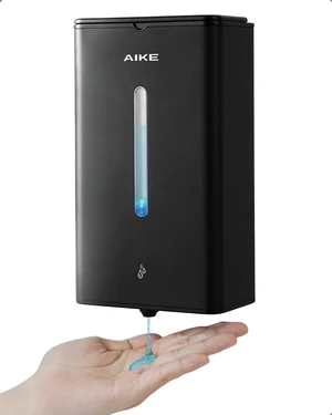 Heavy Duty Automatic Soap Dispenser,33.8oz for Bathroom,Matteblack | 5-Level and Savety Key for Commercial(4*AA Batteries Not Included),Screw Wall Mount for Space-Saving,Stainless Steel AK1207 Heavy Duty Automatic Soap Dispenser,33.8oz for Bathroom,Matteblack | 5-Level and Savety Key for Commercial(4*AA Batteries Not Included),Screw Wall Mount for Space-Saving,Stainless Steel AK1207