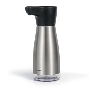 Magnetic Charging Automatic Liquid Soap Dispenser Stainless Steel 14oz | IPX7 Waterproof for Kitchen Sink and Bathroom,Adjustable 5 Levels Precise Dispense for Dish and Hand Soap,with Clear Window Magnetic Charging Automatic Liquid Soap Dispenser Stainless Steel 14oz | IPX7 Waterproof for Kitchen Sink and Bathroom,Adjustable 5 Levels Precise Dispense for Dish and Hand Soap,with Clear Window