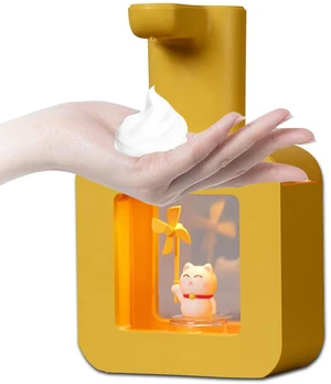 Cute Automatic Foam Soap Dispenser - Kids Touchless Hand Soap Dispenser,Wall Mount Waterproof USB Rechargeable, 13.5oz/ 400ml for Bathroom Countertop, Kitchen, Office, Hotel, Preschool Children Cute Automatic Foam Soap Dispenser - Kids Touchless Hand Soap Dispenser,Wall Mount Waterproof USB Rechargeable, 13.5oz/ 400ml for Bathroom Countertop, Kitchen, Office, Hotel, Preschool Children