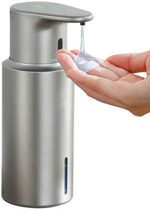 Automatic Liquid Soap Dispenser Touchless, 304 Stainless Steel Bottle Body | 16.2oz/480ml Rechargeable Dish Soap Dispenser, 3 Adjustable Liquid Levels, IPX7 Waterproof, for Kitchen Bathroom Automatic Liquid Soap Dispenser Touchless, 304 Stainless Steel Bottle Body | 16.2oz/480ml Rechargeable Dish Soap Dispenser, 3 Adjustable Liquid Levels, IPX7 Waterproof, for Kitchen Bathroom