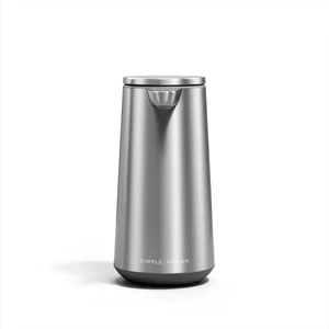 Sensor Pump Foam, 10 oz Automatic Foaming Soap Dispenser for Kitchen and Bathroom, Touchless Motion Sensor, Variable Dispense, Rechargeable, Aerating Foam Pump, Brushed Stainless Steel Sensor Pump Foam, 10 oz Automatic Foaming Soap Dispenser for Kitchen and Bathroom, Touchless Motion Sensor, Variable Dispense, Rechargeable, Aerating Foam Pump, Brushed Stainless Steel