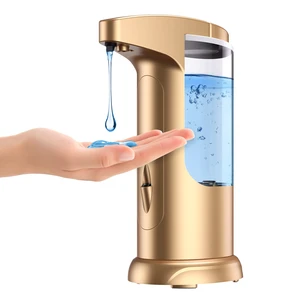 370ml Touch-Free Battery Operated Electric Automatic Liquid Soap Dispenser - Adjustable Soap Dispensing Volume - Premium Soap Dispenser for Kitchen Bathroom Toilet (Golden) 370ml Touch-Free Battery Operated Electric Automatic Liquid Soap Dispenser - Adjustable Soap Dispensing Volume - Premium Soap Dispenser for Kitchen Bathroom Toilet (Golden)